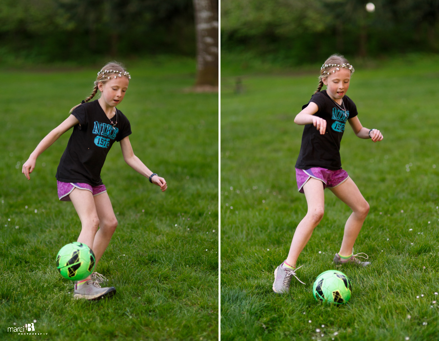 Children's photos in Corvallis - daisy chain