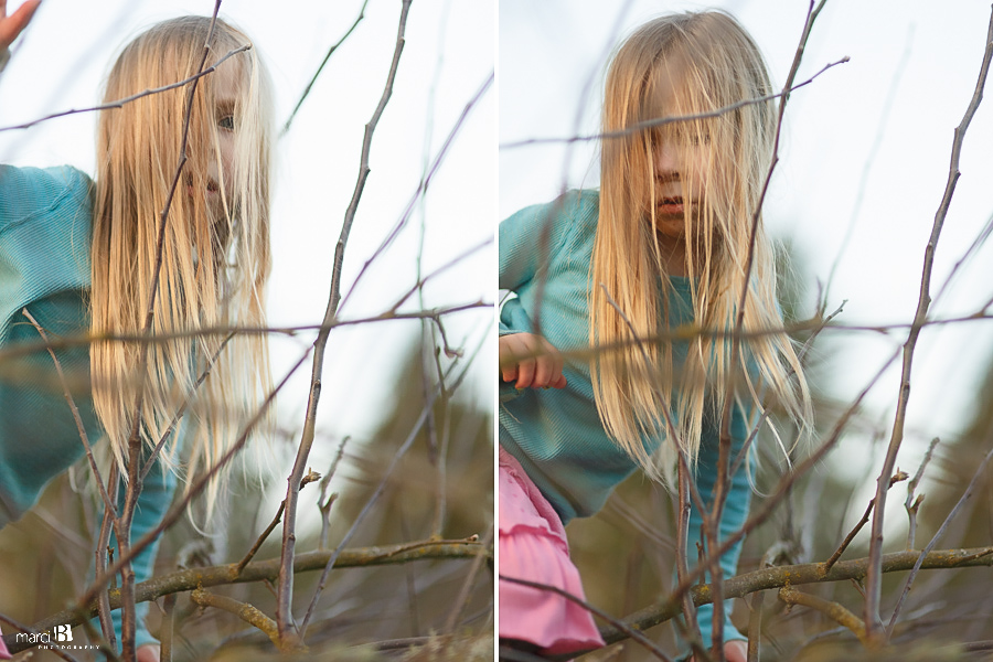 Corvallis Children's Photography - climbing a tree