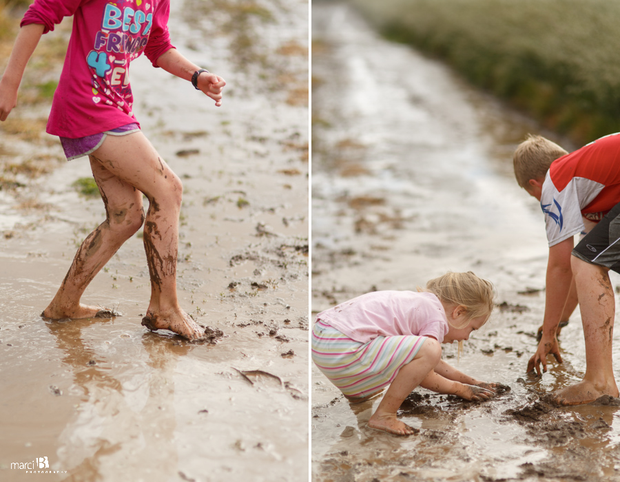 Corvallis photographer - summer - kids - water