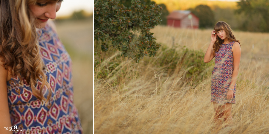 Corvallis Senior Portrait Photography - Finley Wildlife Refuge