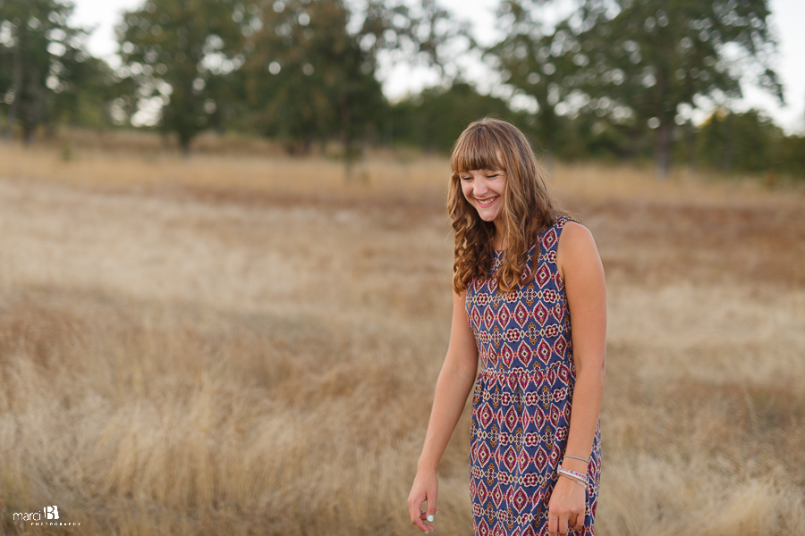 Corvallis Senior Portrait Photography - Finley Wildlife Refuge