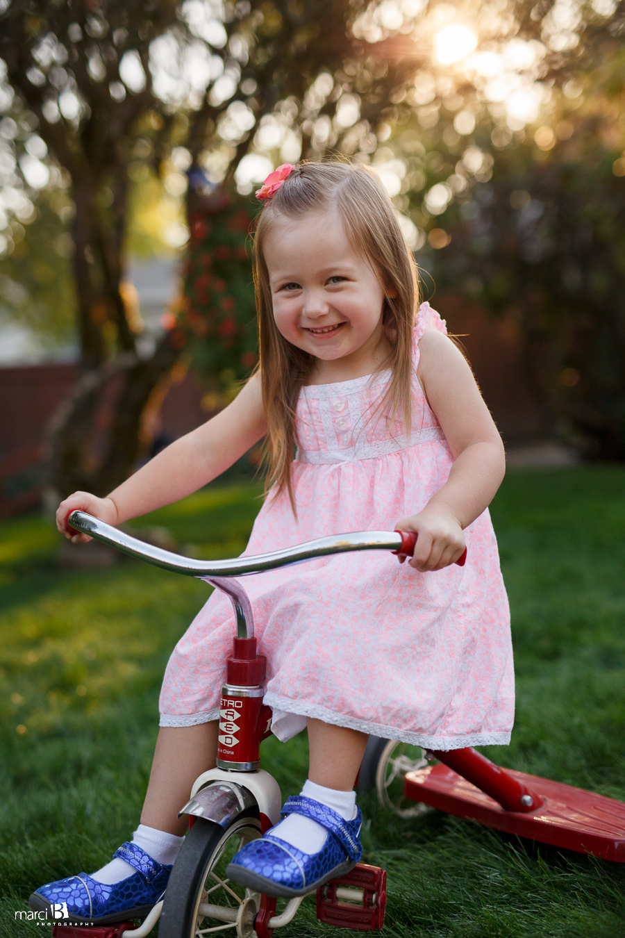 Corvallis Children's Photography - trike - tricycle