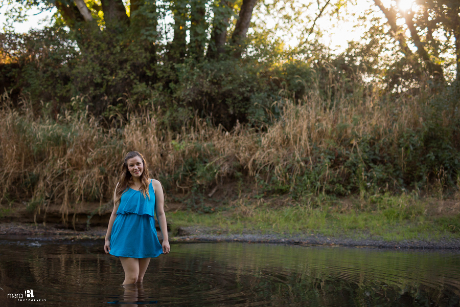 Corvallis Senior Portrait Photography - Mary's River