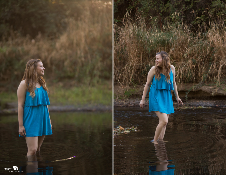 Corvallis Senior Portrait Photography - Mary's River