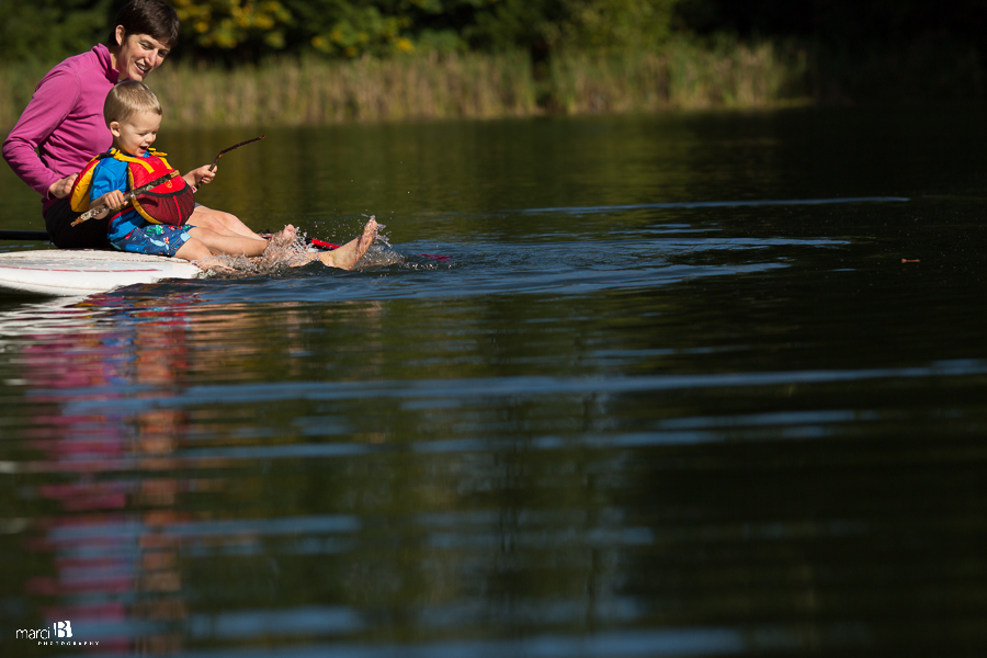 Corvallis Photography - paddleboarding - family