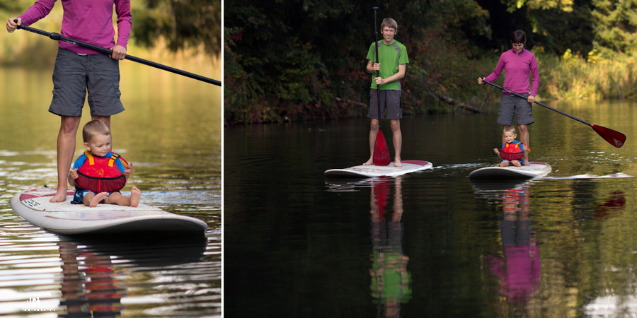 Corvallis Photography - paddleboarding - family