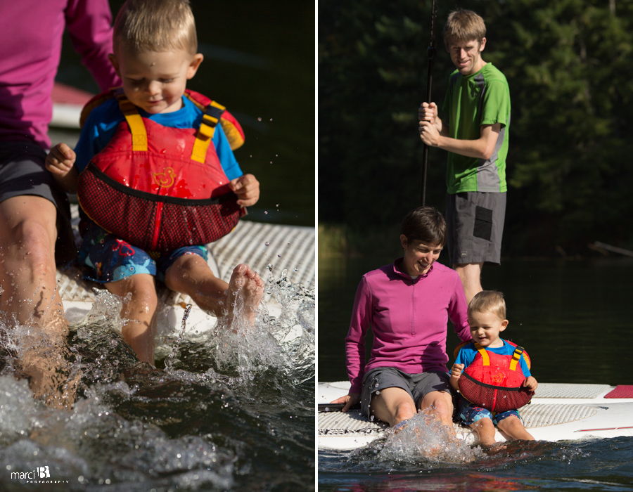 Corvallis Photography - paddleboarding - family