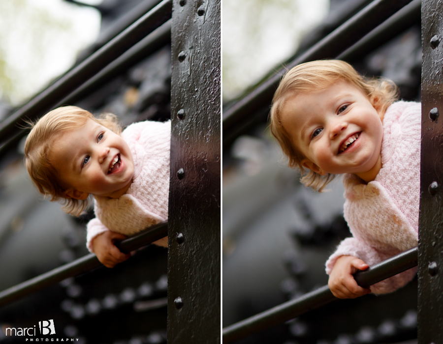 Avery Park - Family photography - train