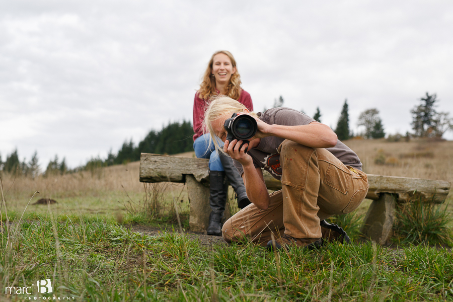 Snapshot of a photographer