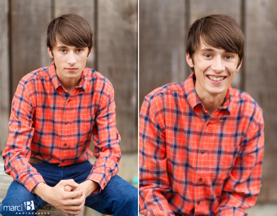 Corvallis photographer - senior portraits - barn