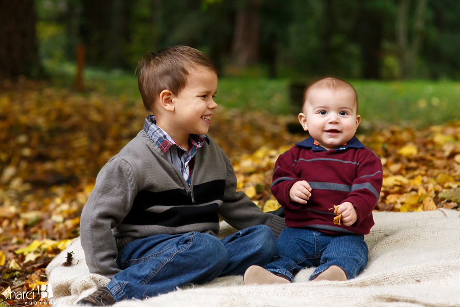 Brothers in the leaves - Corvallis