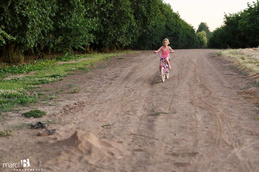 kids playing at sunset - kids on the farm - country life