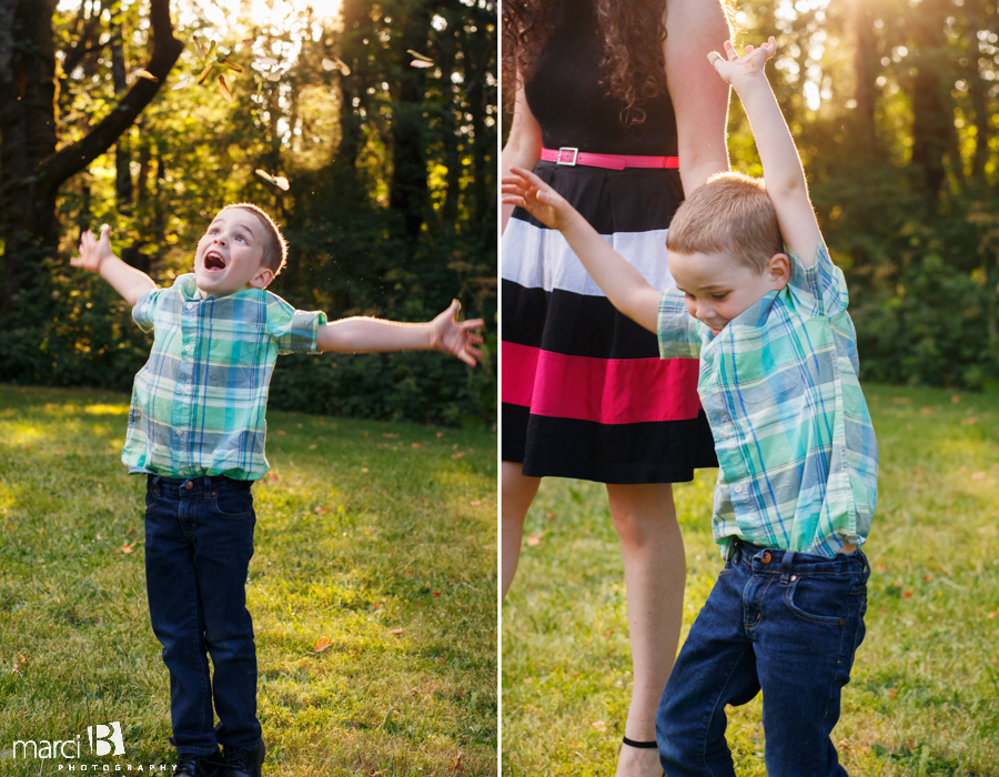 family at the park - Avery Park - Corvallis photographer