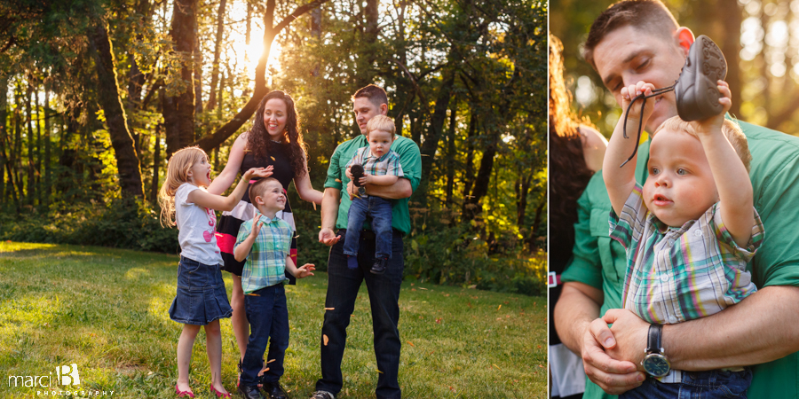 family at the park - Avery Park - Corvallis photographer