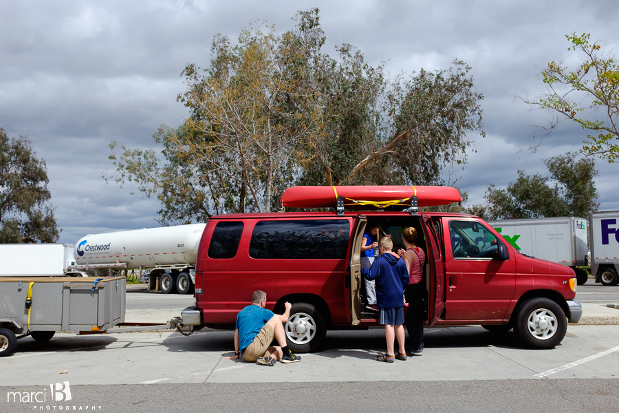 family road trip rig - rest stops