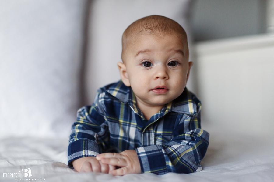 Handsome Baby Boy | Corvallis Family Photography – Marci B Photography